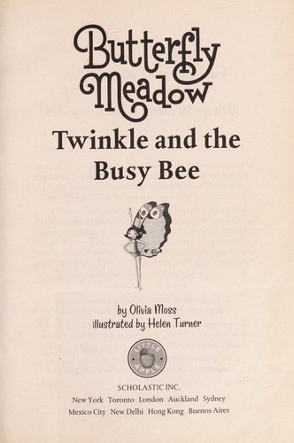 Cover for Twinkle and the busy bee