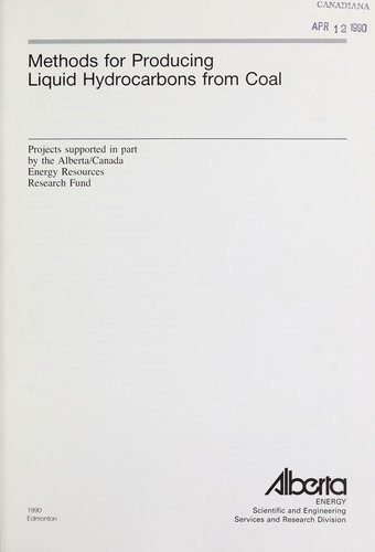 Cover for Methods for producing liquid hydrocarbons from coal