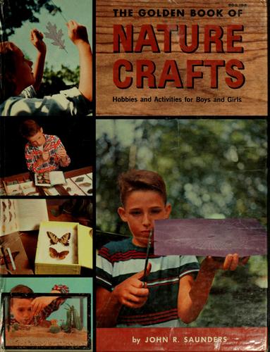 Cover for The golden book of nature crafts