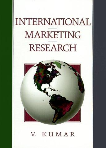 Cover for International Marketing Research
