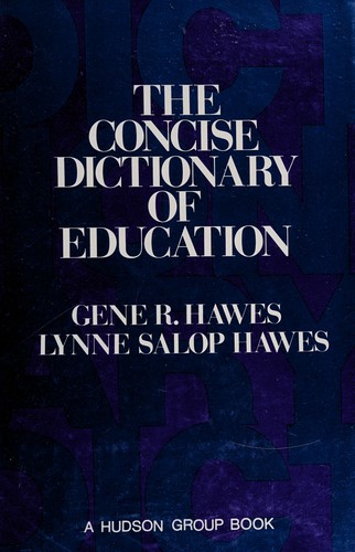 Cover for The concise dictionary of education