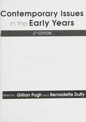 Cover for Contemporary Issues in the Early Years