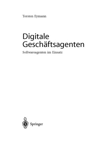 Cover for Digitale Geschäftsagenten