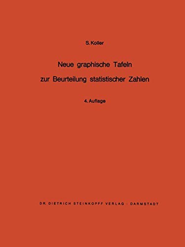 Cover for Neue graphische Tafeln zur Beurteilung statistischer Zahlen
