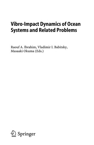 Cover for Vibro-impact dynamics of ocean systems and related problems
