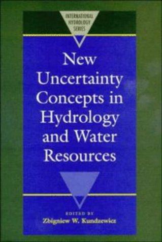 Cover for New uncertainty concepts in hydrology and water resources