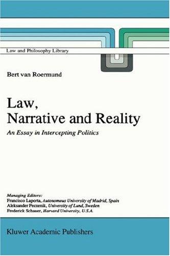 Cover for Law, narrative, and reality