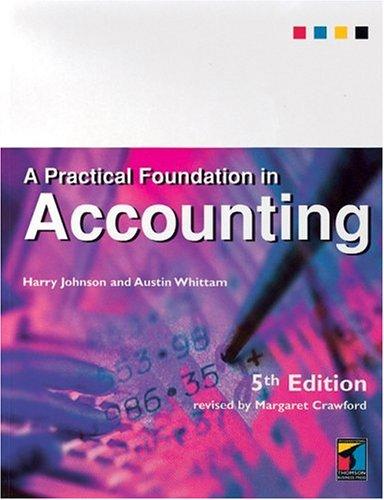 Cover for A practical foundation in accounting