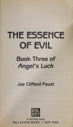 Cover for The Essence of Evil