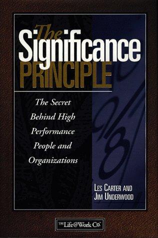 Cover for The significance principle