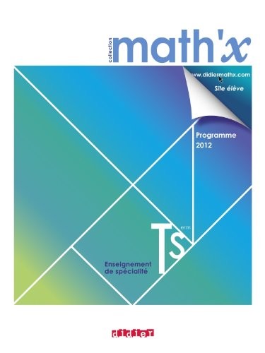 Cover for Math'x terminale S spécialité - Manuel format compact- édition 2012
