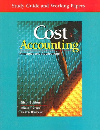 Cover for Cost Accounting