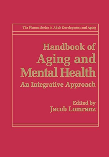 Cover for Handbook of Aging and Mental Health