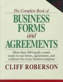 Cover for The complete book of business forms and agreements