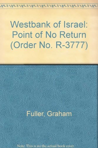 Cover for Westbank of Israel