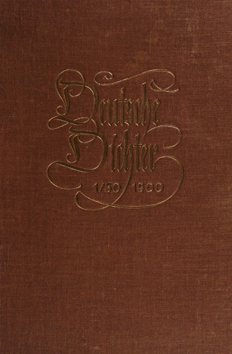 Cover for Deutsche Dichter, 1750-1900