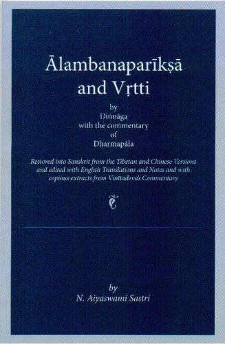 Cover for Alambanapariksa and Vritti