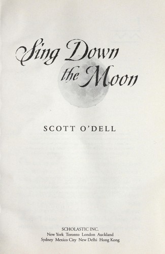 Cover for Sing down the moon