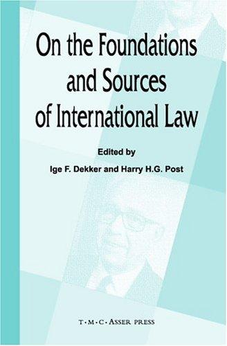 Cover for On the foundations and sources of international law