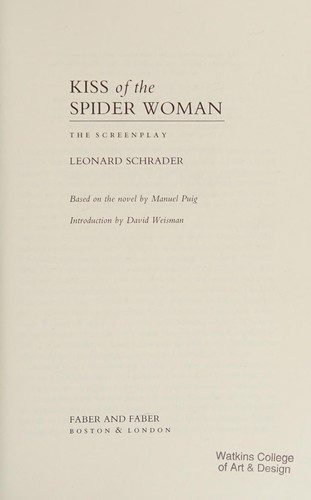 Cover for Kiss of the spider woman