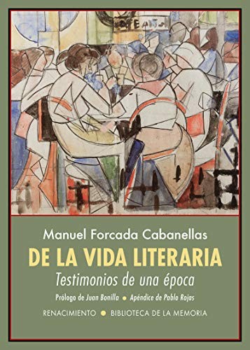 Cover for De la vida literaria