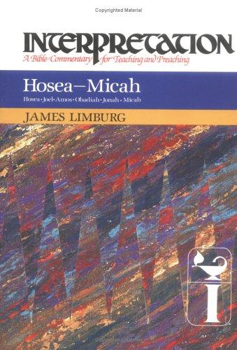 Cover for Hosea--Micah