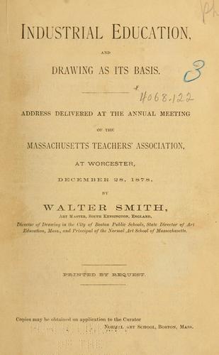 Cover for Industrial education, and drawing as its basis