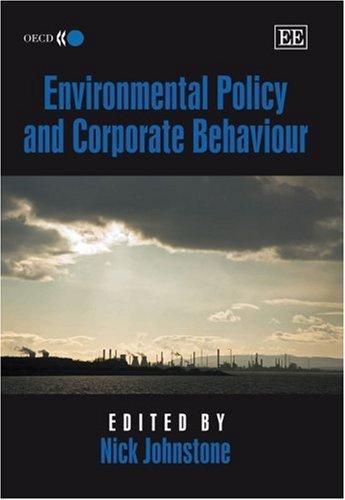 Cover for Environmental Policy And Corporate Behaviour