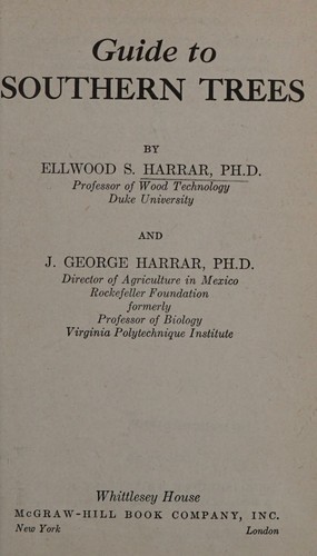 Cover for Guide to southern trees, (Whittlesey house field guide series)
