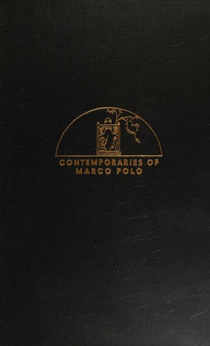 Cover for Contemporaries of Marco Polo