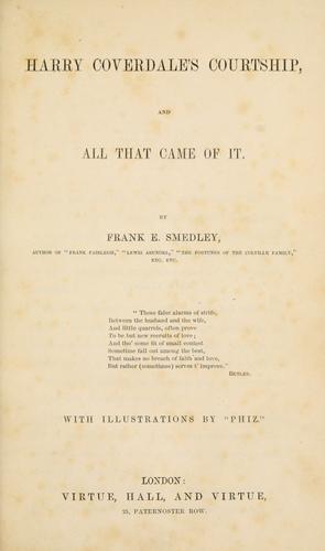 Cover for Harry Coverdale's courtship