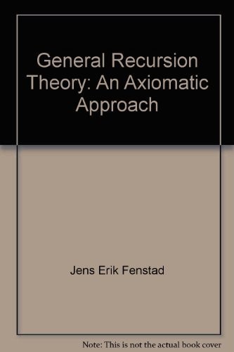 Cover for General recursion theory