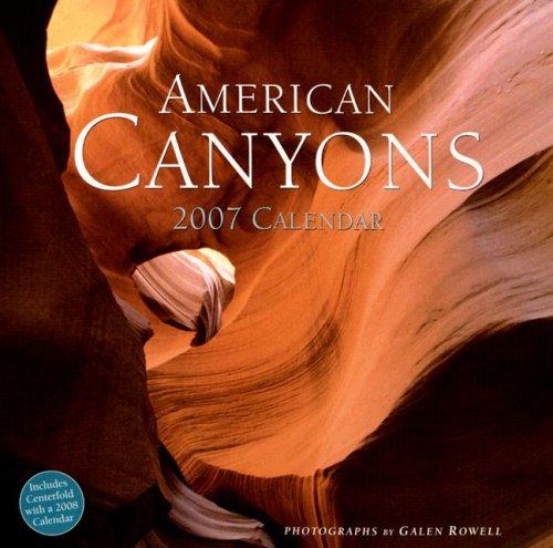 Cover for American Canyons 2007 Calendar