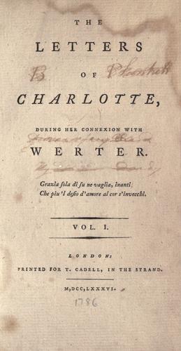 Cover for The Letters of Charlotte