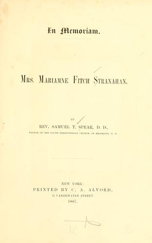 Cover for In memoriam.