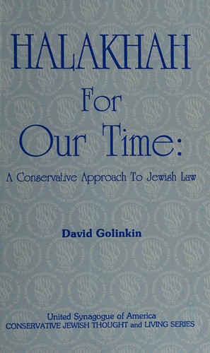 Cover for Halakhah for our time