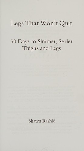 Cover for Legs That Won't Quit