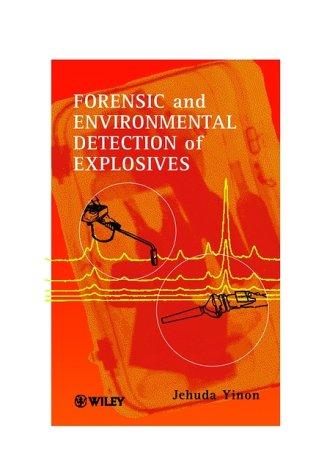 Cover for Forensic and environmental detection of explosives