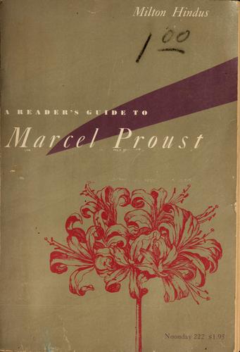 Cover for A reader's guide to Marcel Proust.