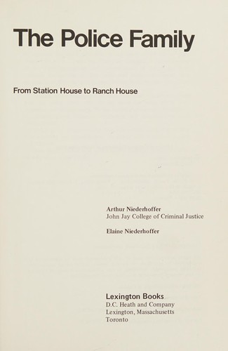 Cover for The police family