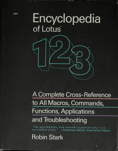 Cover for Encyclopedia of Lotus 1-2-3