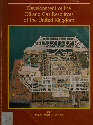 Cover for Development of the oil and gas resources of the United Kingdom.