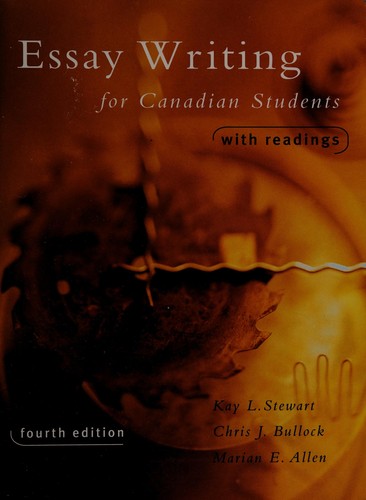 Cover for Essay writing for Canadian students