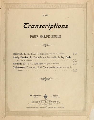 Cover for Romance, op. 44