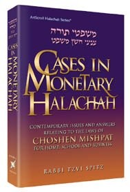 Cover for Cases in monetary halachah