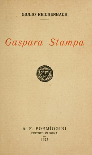 Cover for Gaspara Stampa.