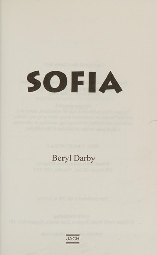 Cover for Sofia