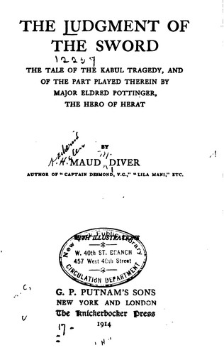 Cover for The judgment of the sword