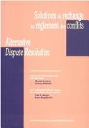 Cover for Solutions de rechange au règlement des conflits