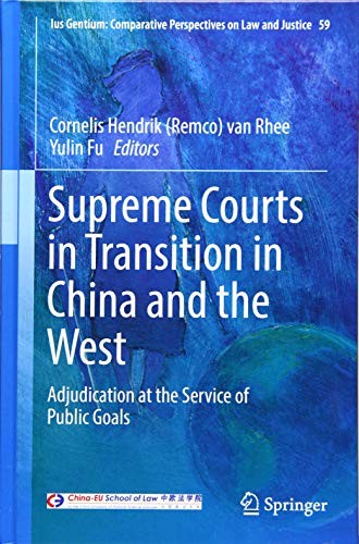 Cover for Supreme Courts in Transition in China and the West